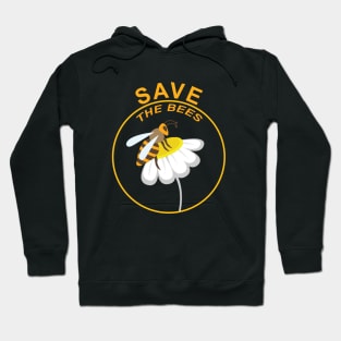 save the bees - bees lover Hoodie